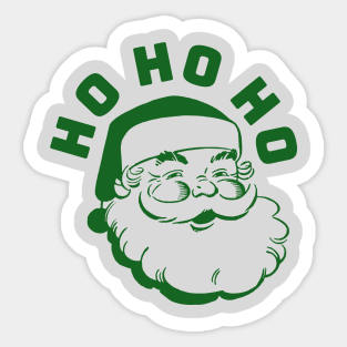 SANTA - HO HO HO - Green version Sticker